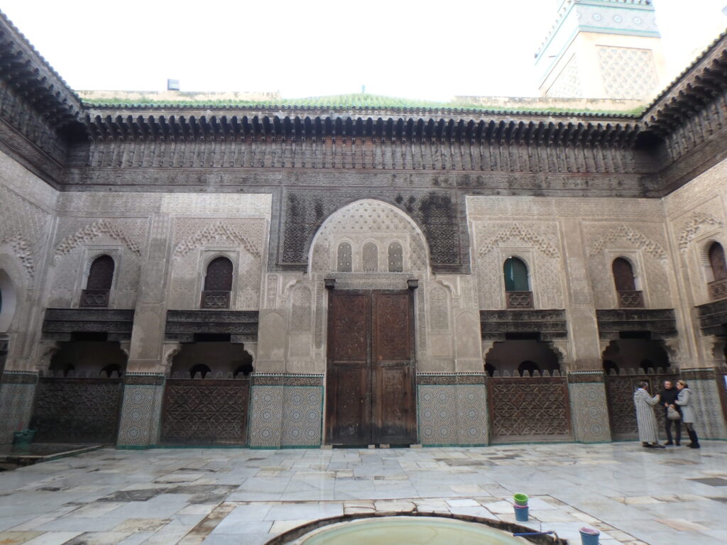 フェズの神学校ブー・イナニア・マドラサ（Bou Inania Madrasa Fez Morocco）