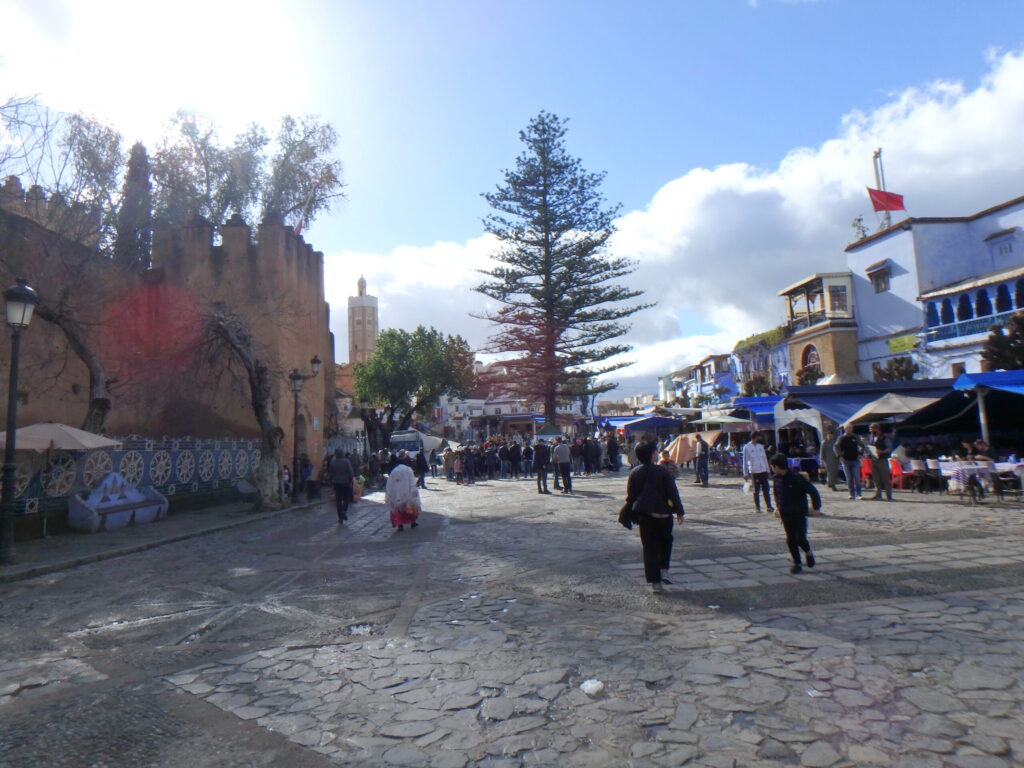 ウタ・エル・ハマム広場（Chefchaouen シャウエン観光スポット）